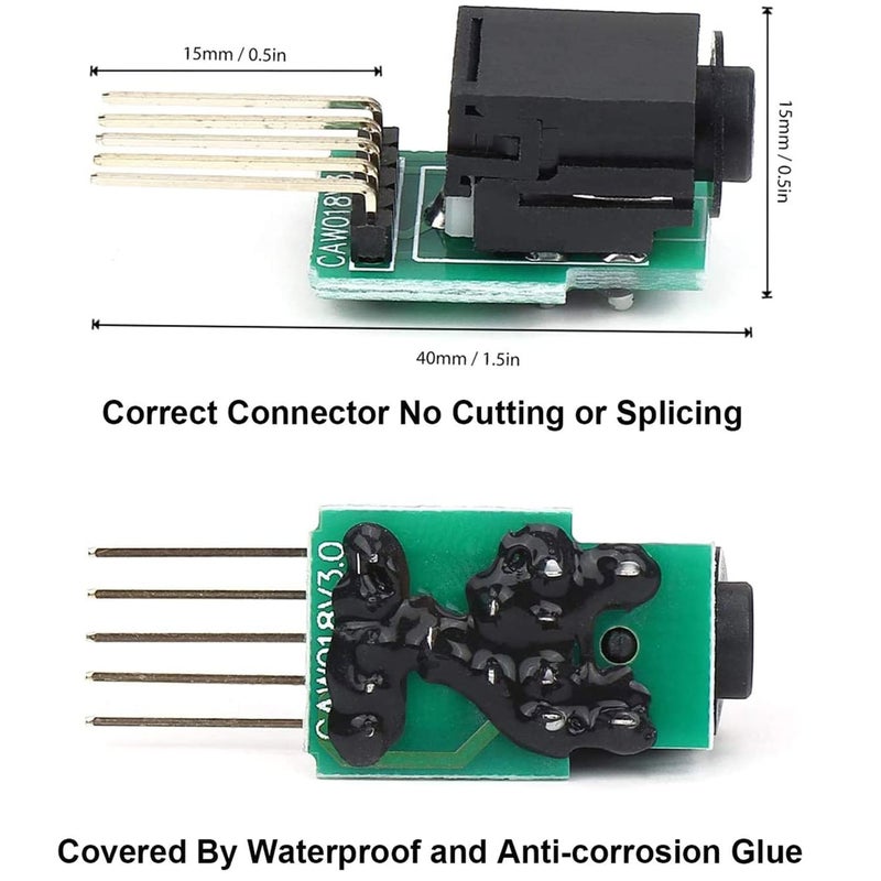 ISSYAUTO Aux Port Replacement Compatible with 2006-2011 Civic, Auxiliary Input Adapter Audio Input Jack, Auxiliary Port Jack Adapter Replacement Fit for 2009-2011 CRV - Image 5